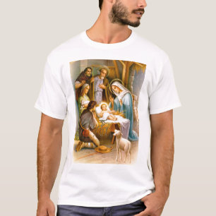 Vintage nativity scene T-Shirt