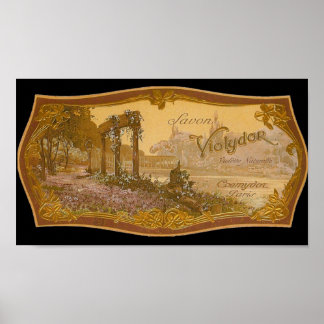 Vintage Natural Soap Ad Poster
