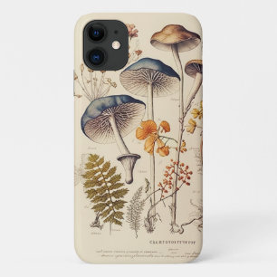 Vintage Naturalist Mushroom Case-Mate iPhone Case