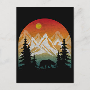 Vintage Nature Bear Postcard