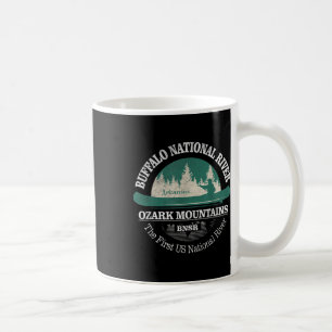 Vintage Nature Buffalo National River Hiking Mount Coffee Mug