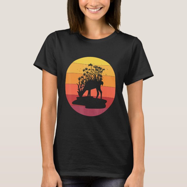 Vintage Nature Deer T-Shirt (Front)