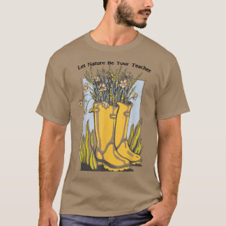 Vintage Nature-Lover Lifestyle Be-Happy Forest Flo T-Shirt