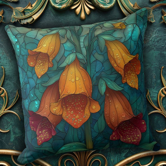 Vintage Nature Reimagined in a Floral  Cushion (Creator Uploaded)