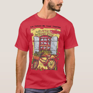 Vintage NatureLover Lifestyle BeHappy Home Bike Pl T-Shirt