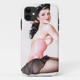Vintage Naughty Ballerina Pin Up Girl Case-Mate iPhone Case