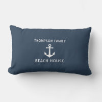 Vintage Nautical Anchor Family Name Beach House