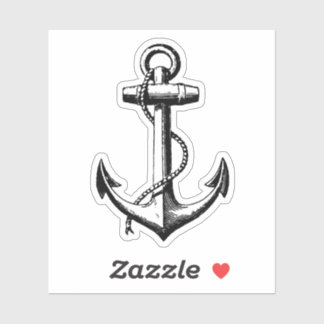 Vintage Nautical Anchor Illustration