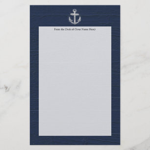 Vintage Nautical Anchor Stationery