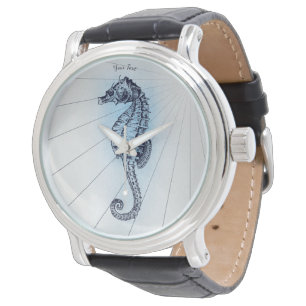 Vintage Nautical Charming Seahorse  Watch