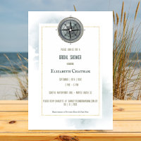 Vintage Nautical Compass Bridal Shower