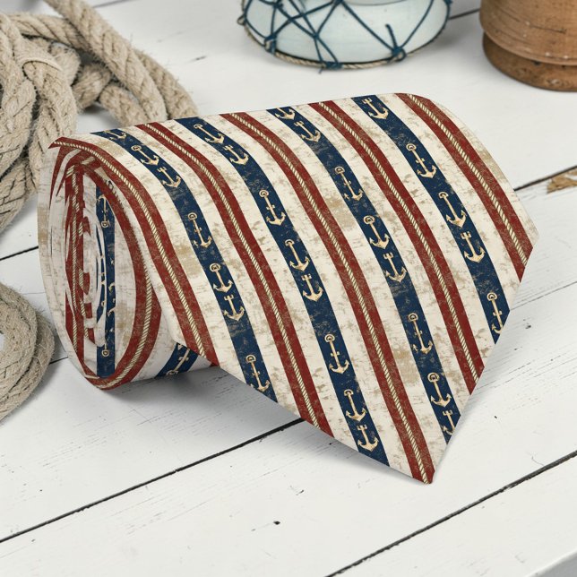 Vintage Nautical Custom Necktie (Creator Uploaded)