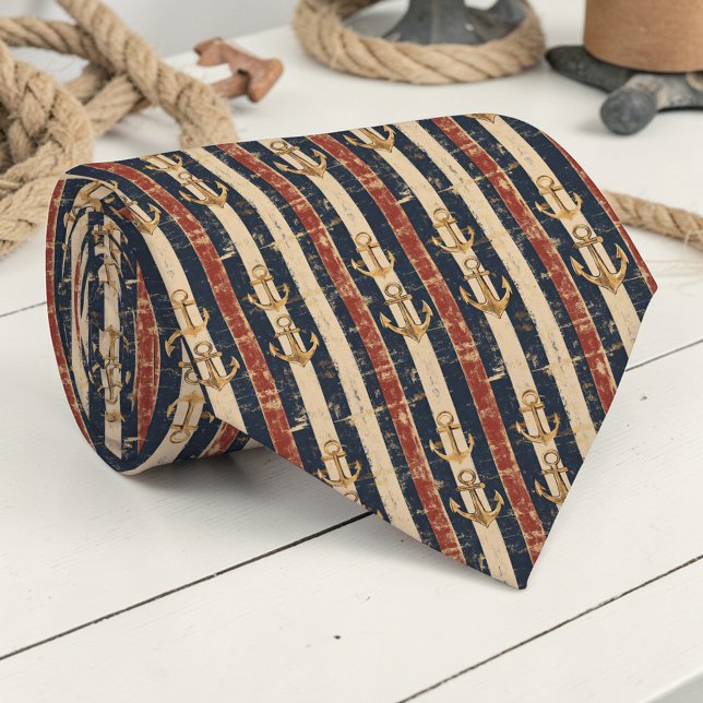 Vintage Nautical Custom Necktie (Creator Uploaded)