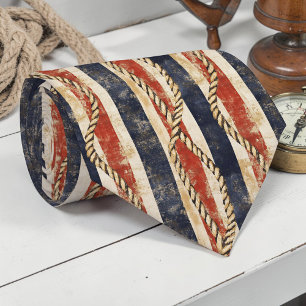 Vintage Nautical Custom Necktie