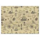 Vintage Nautical Pattern Old Map Decoupage