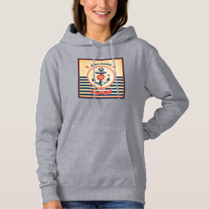 Vintage Nautical Poster Hoodie