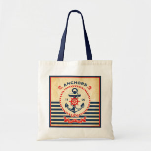 Vintage Nautical Poster Tote Bag