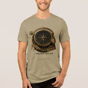 Vintage Navigation Instruments Adventure Explorer Tri-Blend Shirt