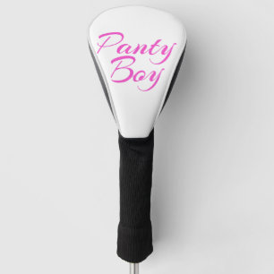 Vintage Navy and Pink Watercolor Floral Golf Head Cover