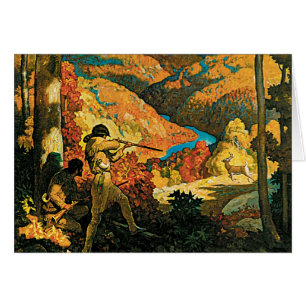 Vintage NC Wyeth Travel Poster, In Old Kentucky