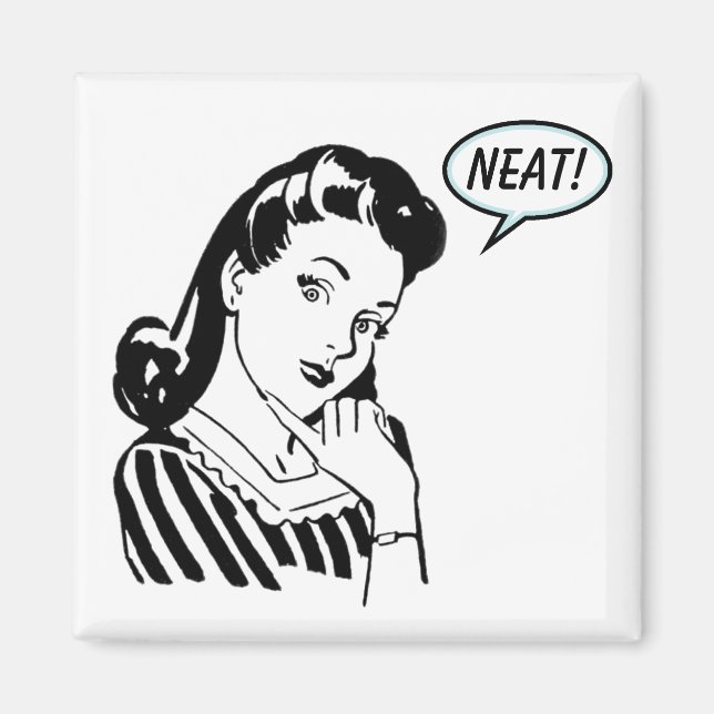 Vintage Neat Magnet (Front)