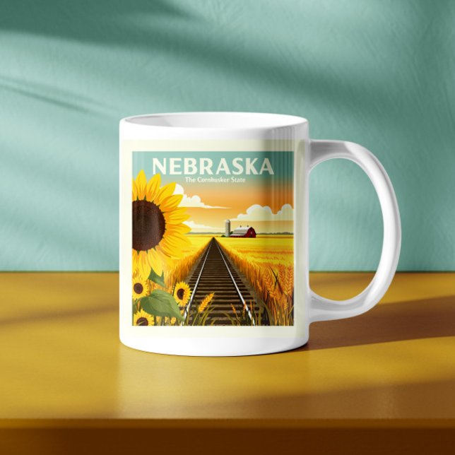 Vintage Nebraska Coffee Mug (Creator Uploaded)