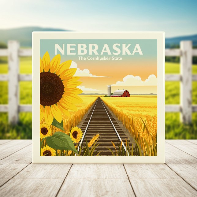 Vintage Nebraska Tile (Creator Uploaded)