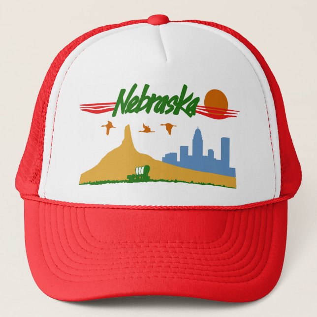 Vintage Nebraska Trucker Hat (Front)