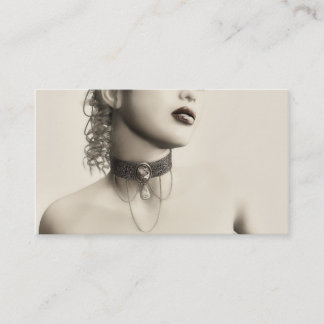 Vintage Necklace Business Card