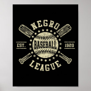 Vintage Negro League Bysell Black History Month 2 Poster