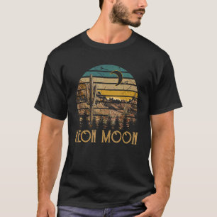 Vintage Neon's Moon's  Neons Lighting Cactus Moonl T-Shirt