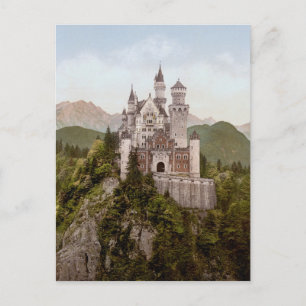 Vintage Neuschwanstein Bayern Postcard