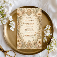 Vintage Neutral Botanical Elegant