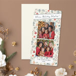 Vintage Neutral Christmas Ornament 2 Family Photo  Holiday Card<br><div class="desc">Celebrate the season with our Vintage Neutral Christmas Ornament 2 Family Photo Holiday Card. This elegant card features a timeless design with neutral-toned Christmas ornaments, providing a perfect frame for two cherished family photos. Personalise it with your warm holiday wishes to create a heartfelt and unique greeting that friends and...</div>