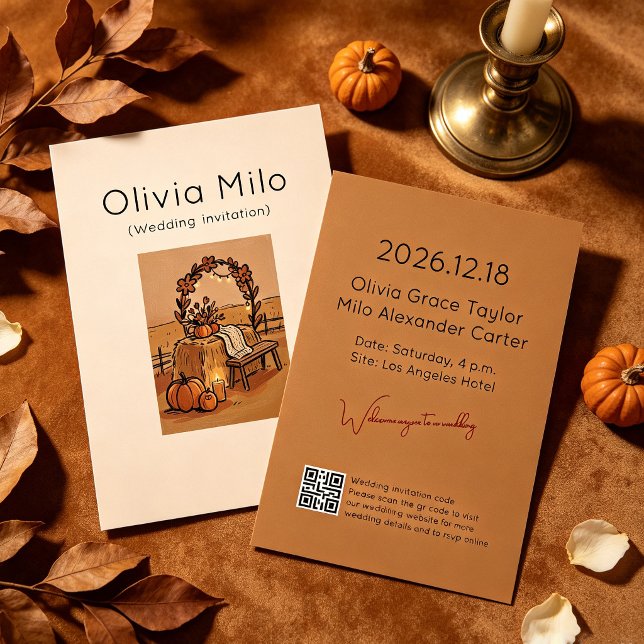 Vintage Neutral Rustic Floral wedding Invitation (Creator Uploaded)