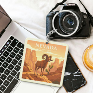 Vintage Nevada Key Ring