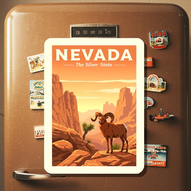 Vintage Nevada Magnet (Creator Uploaded)
