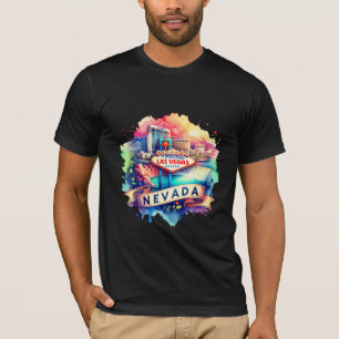 Vintage Nevada Map T-Shirts – Retro us state