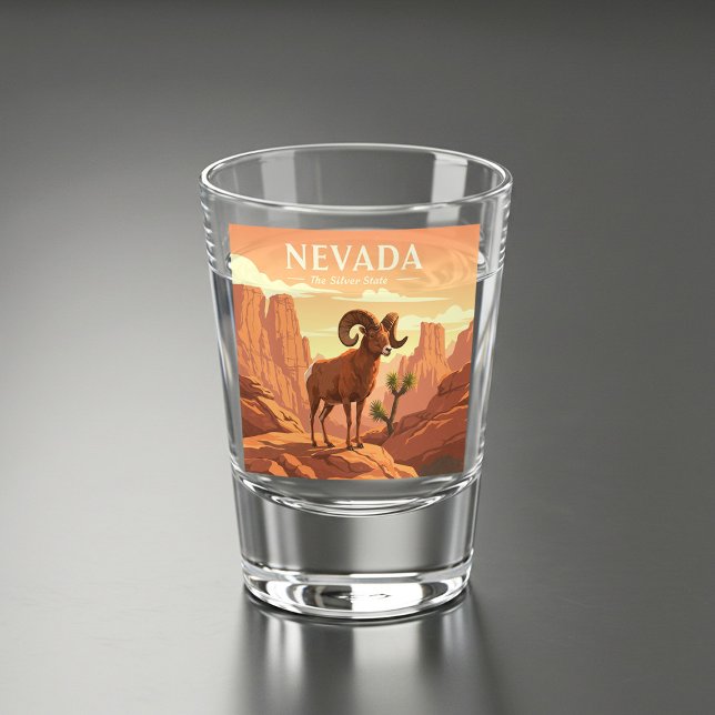 Vintage Nevada Shot Glass (Creator Uploaded)