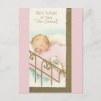 Vintage "New Arrival" Baby