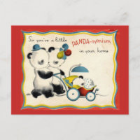 Vintage New Arrival Postcard