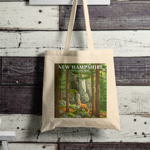 Vintage New Hampshire Tote Bag