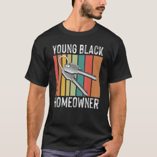 Vintage New House Young Black Homeowner Housewarm T-Shirt