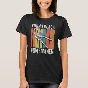 Vintage New House Young Black Homeowner Housewarm T-Shirt