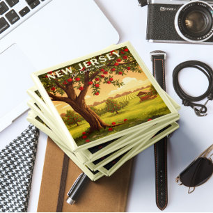 Vintage New Jersey Magnet