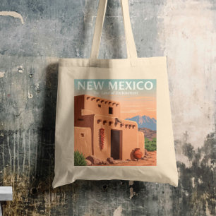 Vintage New Mexico Tote Bag