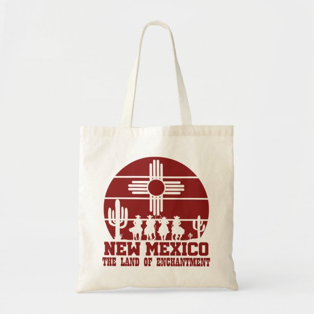 Vintage New Mexico Tote Bag (Front)