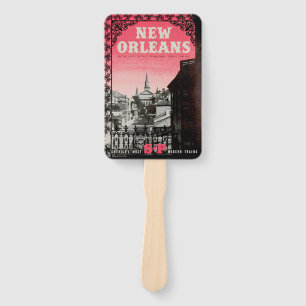 Vintage New Orleans Set of Hand Fans