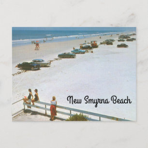 Vintage New Smyrna Beach Florida 1950s Postcard