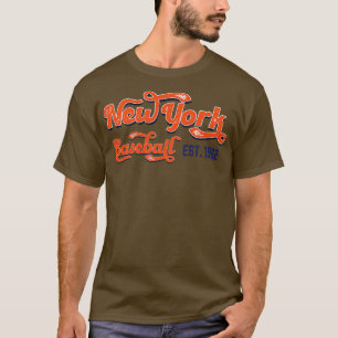 Vintage New York Baseball Est 1962 Baseball Lover T-Shirt